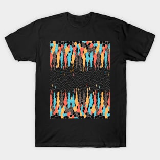 Digital mosaic gradient T-Shirt